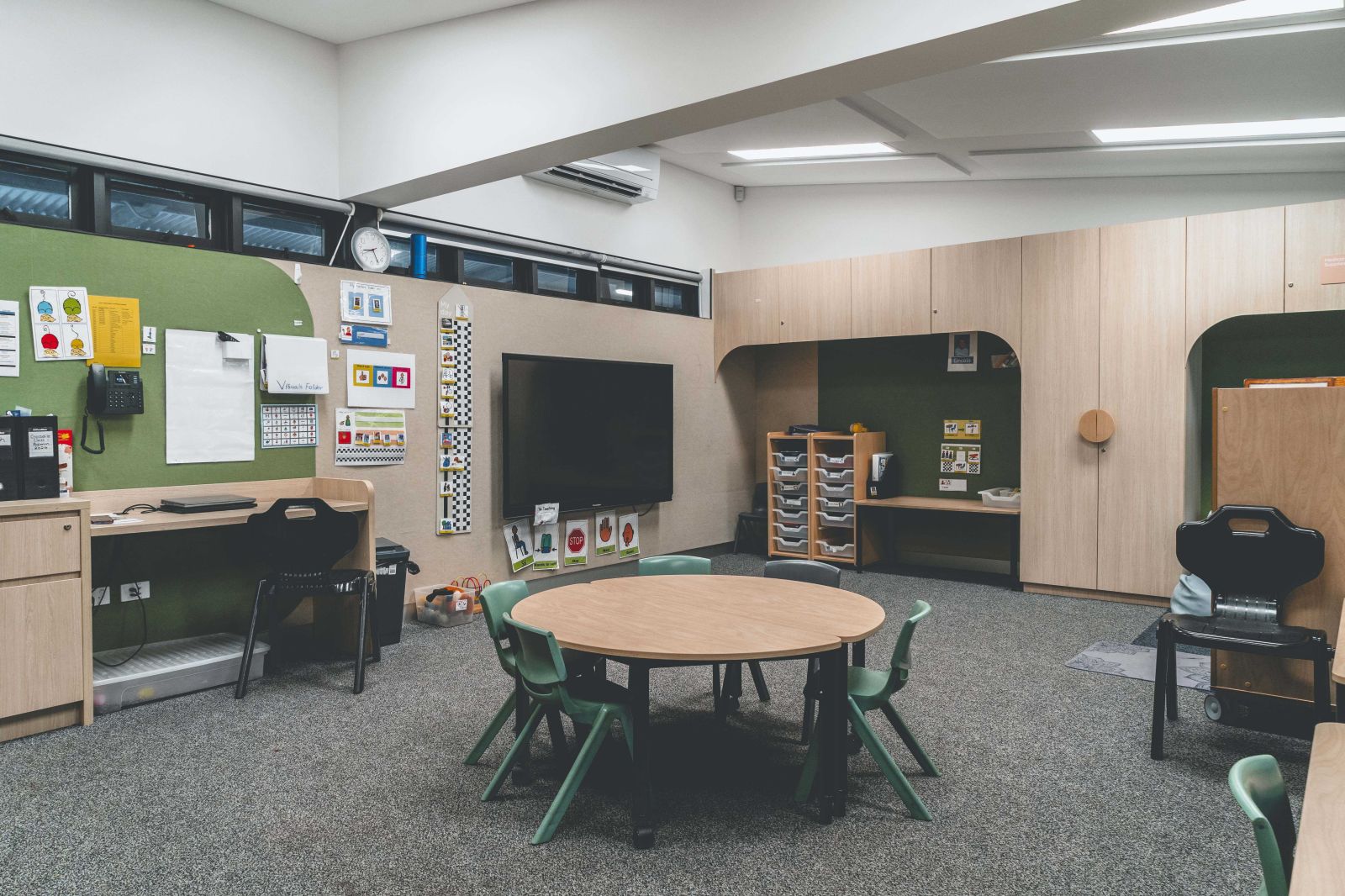 A well organised classroom designed for young learners